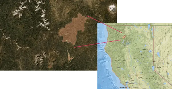 Basin boundary denoting the area of the upper Trinity River forecasted in the Rodeo competition