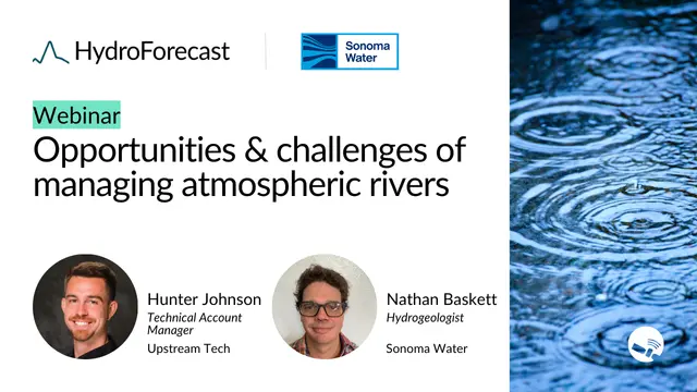 Opportunities and challenges of managing atmospheric rivers