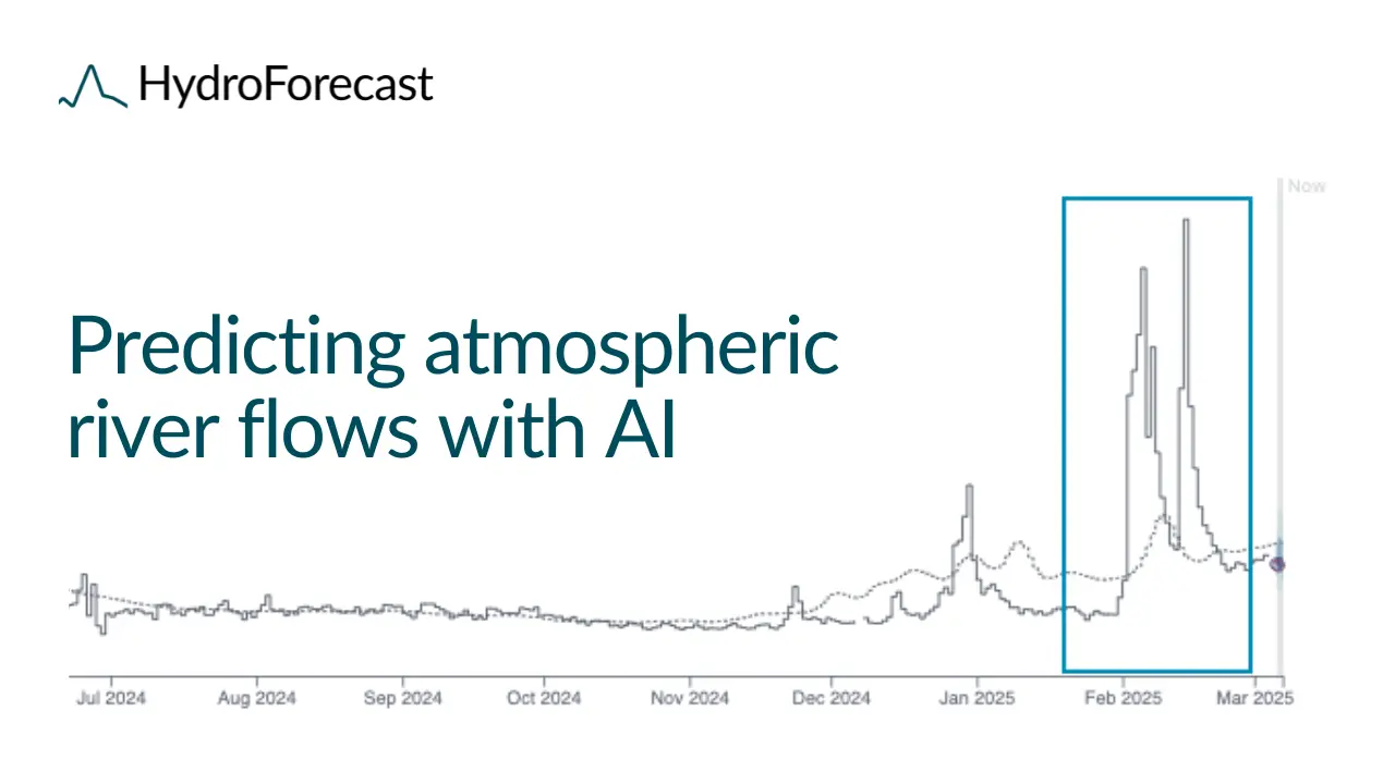 Predicting atmospheric river flows with AI-driven forecasts for water management