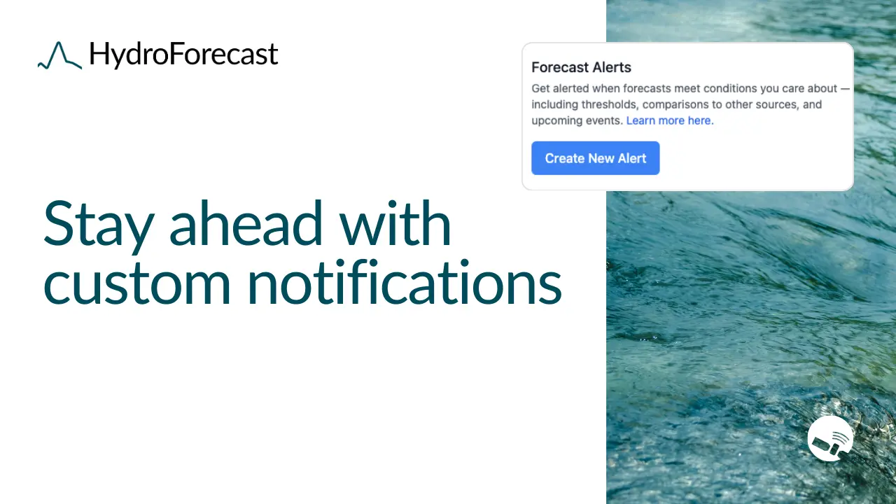 Stay ahead of changing conditions with new HydroForecast notifications
