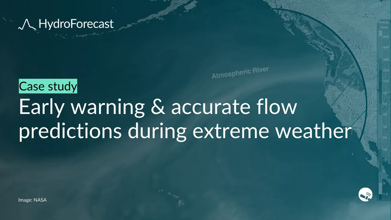 Case Study: Early warning and accurate peak flow predictions during extreme storms