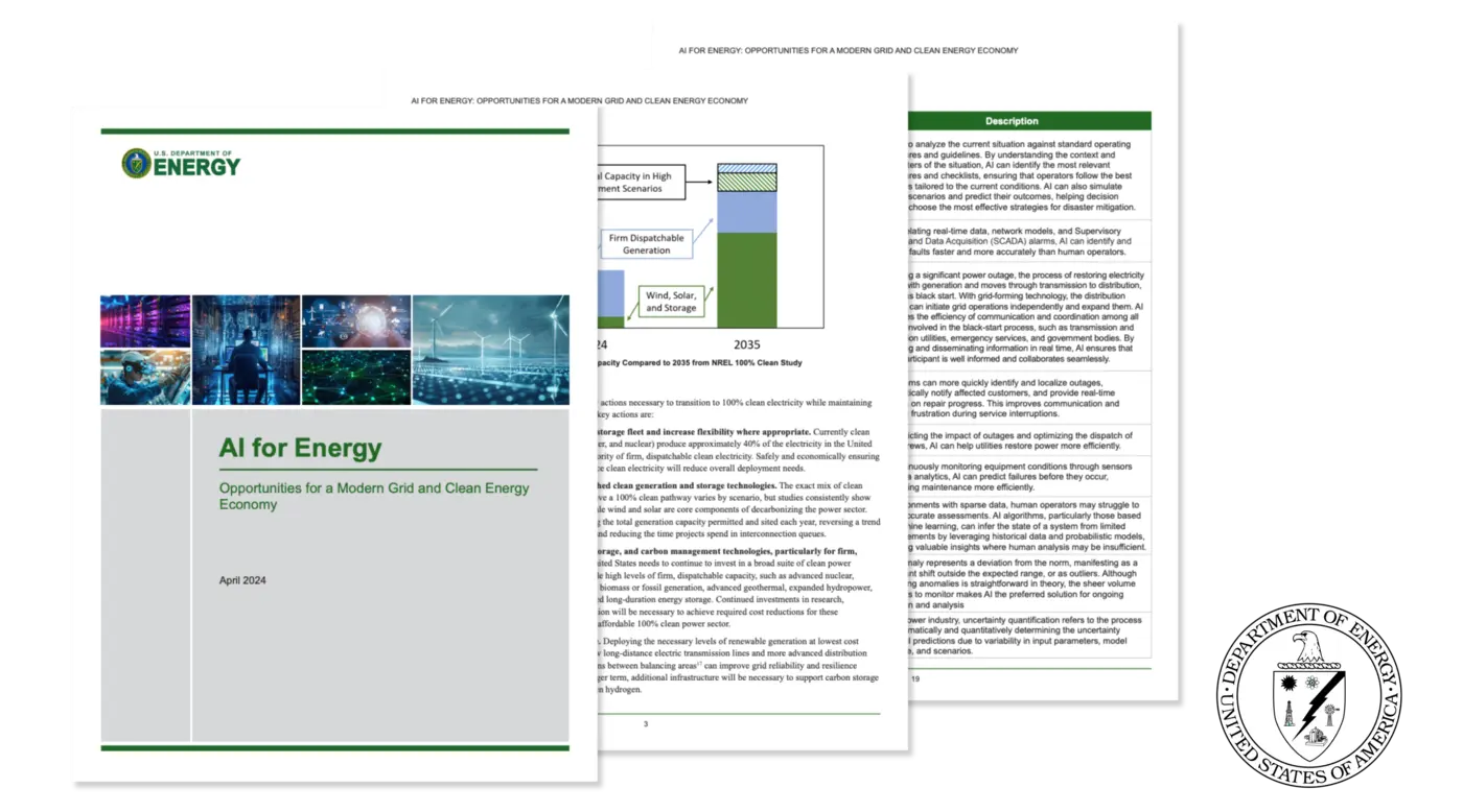 U.S. Department of Energy — AI for Energy report